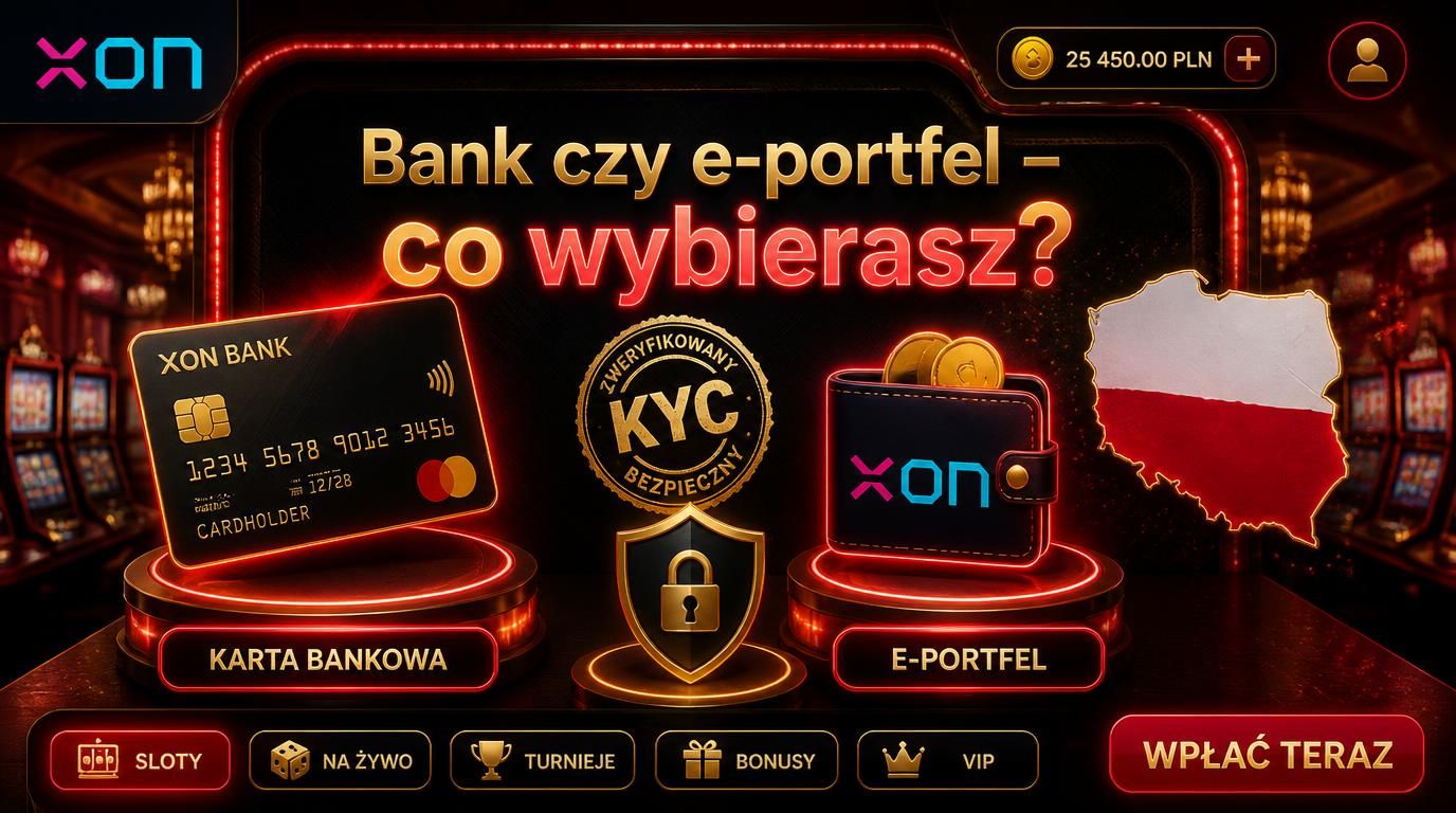 Karta bankowa i portfel elektroniczny obok znaku bezpieczeństwa KYC